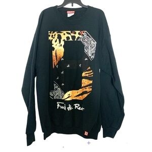 Vintage F The Rest Black BEST Graphic Sweatshirt